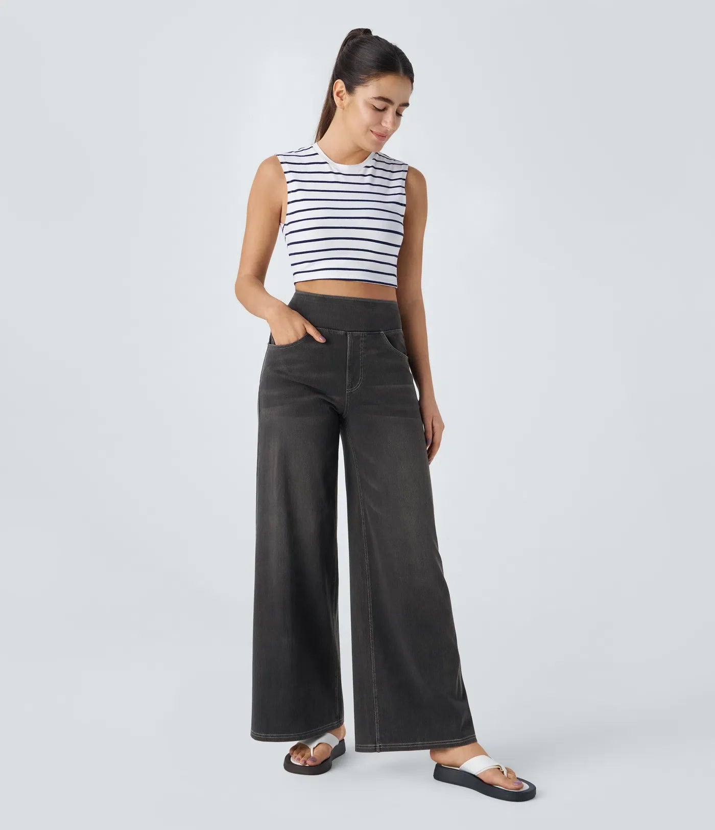 Alice™ | Bekväma High-Waist Byxor – Självförtroende i varje rörelse