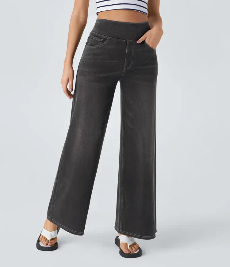 Alice™ | Bekväma High-Waist Byxor – Självförtroende i varje rörelse